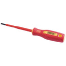 Draper 46523 Fully Insulated Plain Slot Screwdriver, 4 x 100mm (Sold Loose)