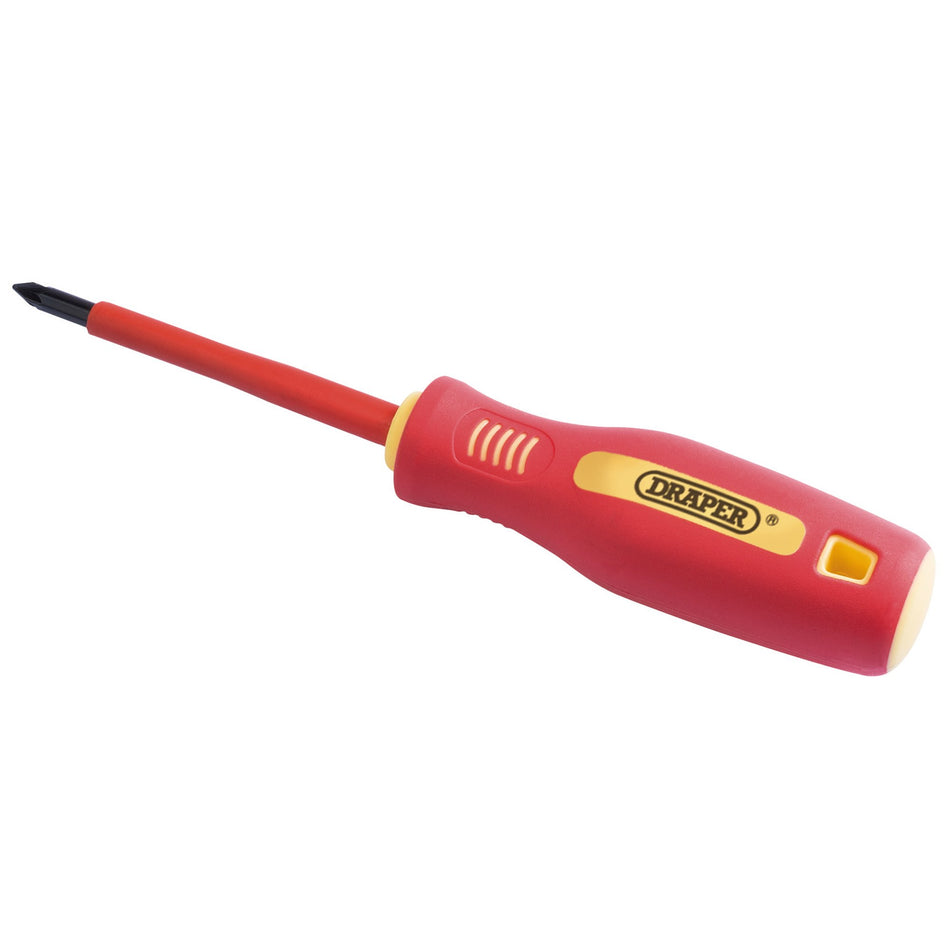 Draper 46533 Fully Insulated Soft Grip PZ TYPE Screwdriver, No.1 x 80mm
