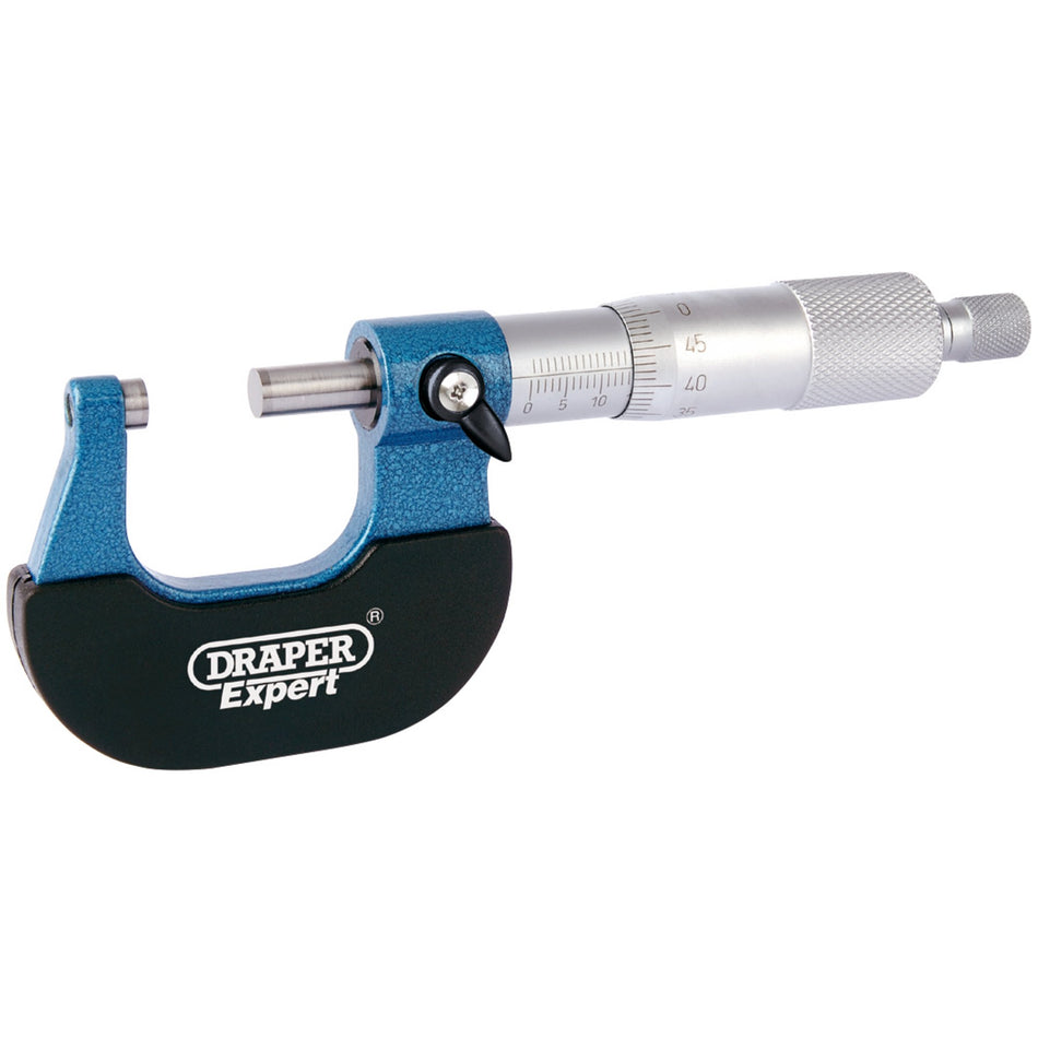 Draper 46603 Metric External Micrometer, 0 - 25mm