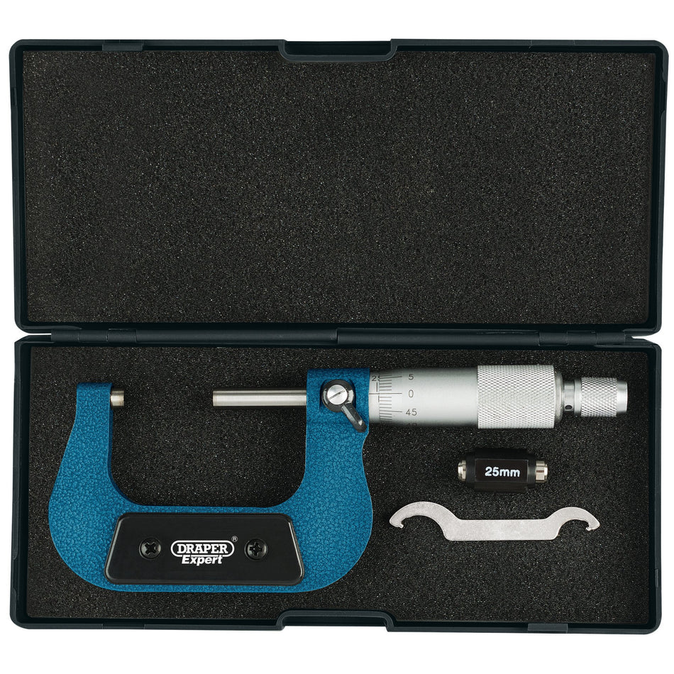 Draper 46604 Metric External Micrometer, 25 - 50mm