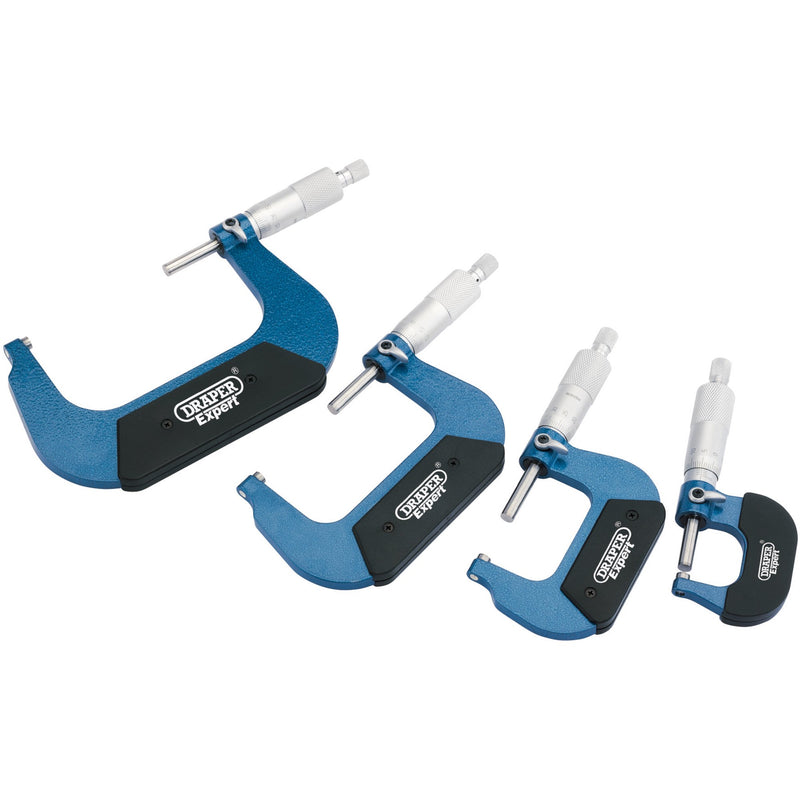 Draper 46607 Metric External Micrometer Set (4 Piece)