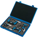 Draper 46607 Metric External Micrometer Set (4 Piece)