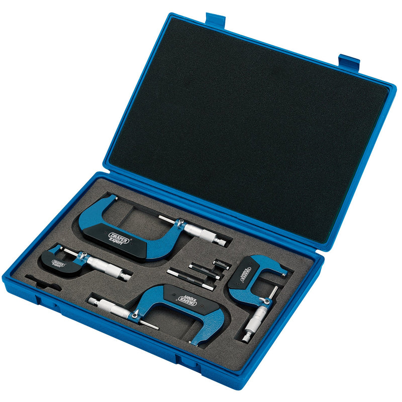 Draper 46607 Metric External Micrometer Set (4 Piece)