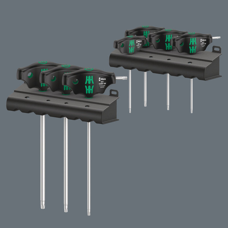 Wera 05023452001 467/7 TORXÃ‚Â® HF Set 1 screwdriver set T-handle TORXÃ‚Â® screwdrivers with holding function, 7 pieces