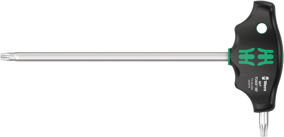 Wera 05023379001 467 TORXÃ‚Â® HF T-handle screwdriver with holding function, TX 40 x 200 mm