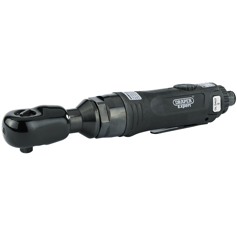 Draper 47568 Soft Grip Reversible Air Ratchet, 3/8" Sq. Dr.