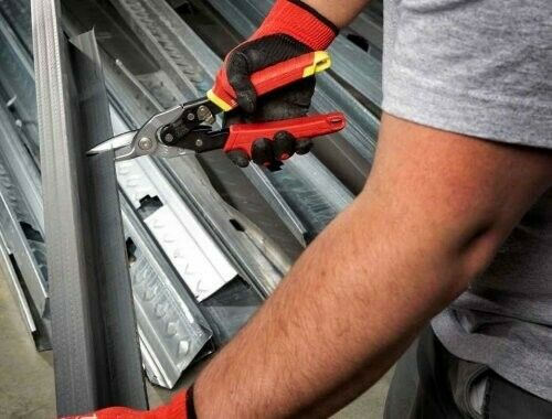 Milwaukee 48224530 Metal Tin Snips Straight Cut