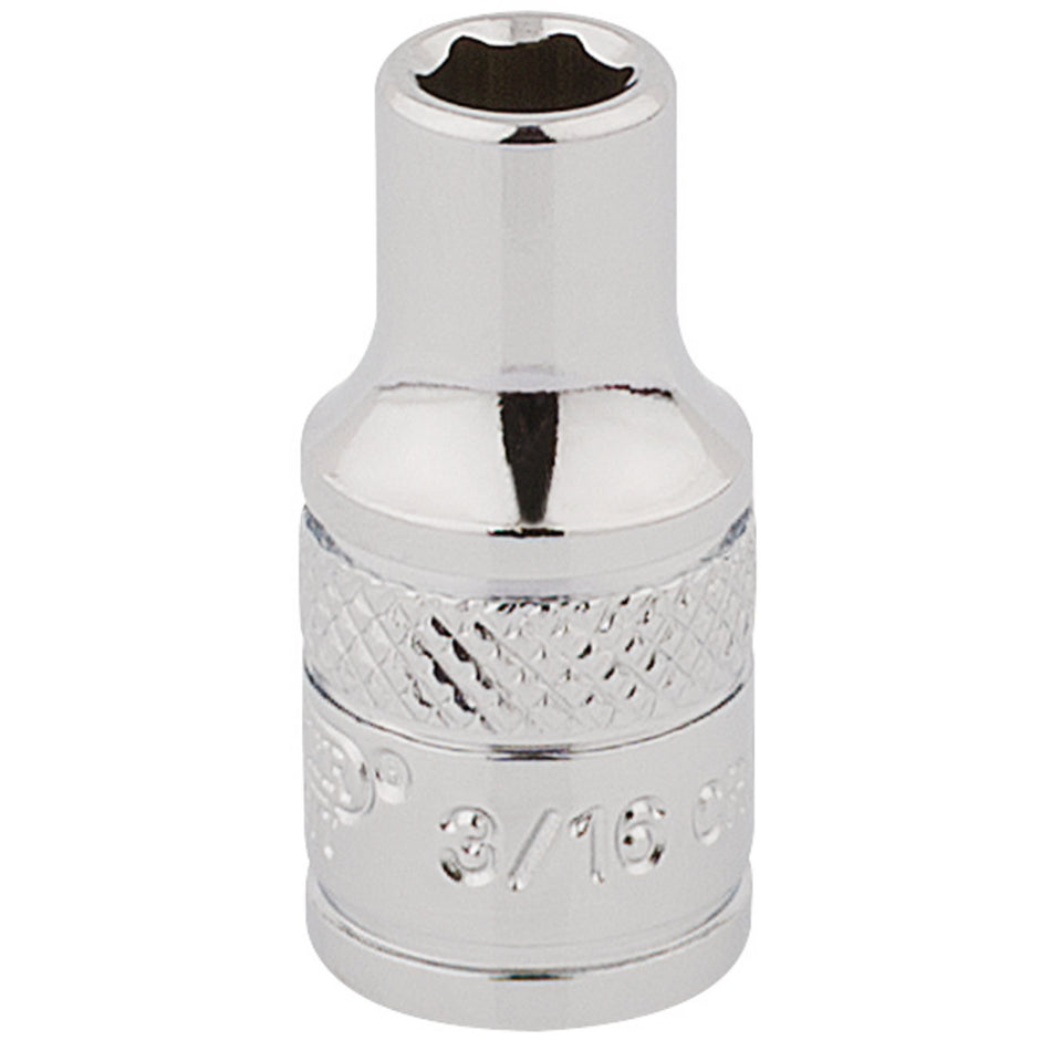 Draper 48345 HI-TORQ® 6 Point Socket, 1/4" Sq. Dr., 3/16"