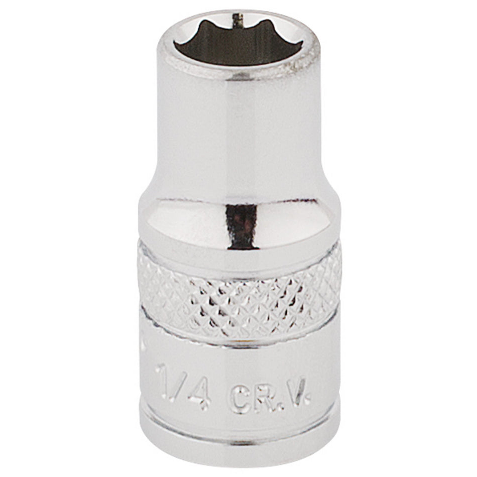Draper 48444 HI-TORQ® 6 Point Socket, 1/4" Sq. Dr., 1/4"