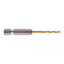 Milwaukee 48894704 Pack of 2 Red Hex HSS-G Tin. Shockwave Drill Bit 2.5 x 62 mm