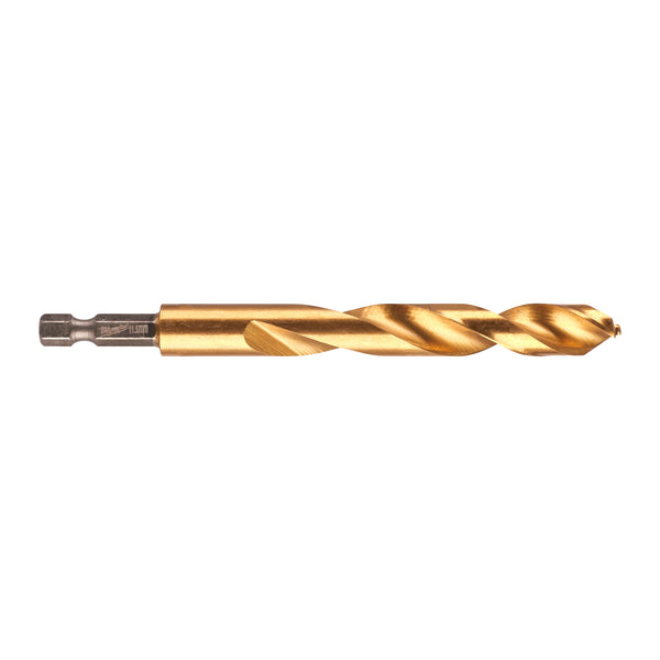 Milwaukee 48894726 Red Hex HSS-G Tin. Shockwave Drill Bit 11.5 x 126 mm
