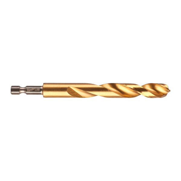 Milwaukee 48894727 Red Hex HSS-G Tin. Shockwave Drill Bit 12 x 127 mm
