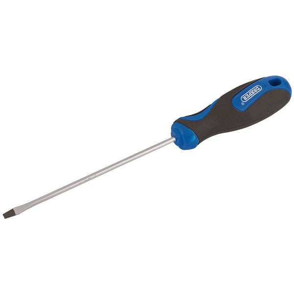 Draper 48920 Soft Grip Plain Slot Screwdriver, 3.2 x 100mm