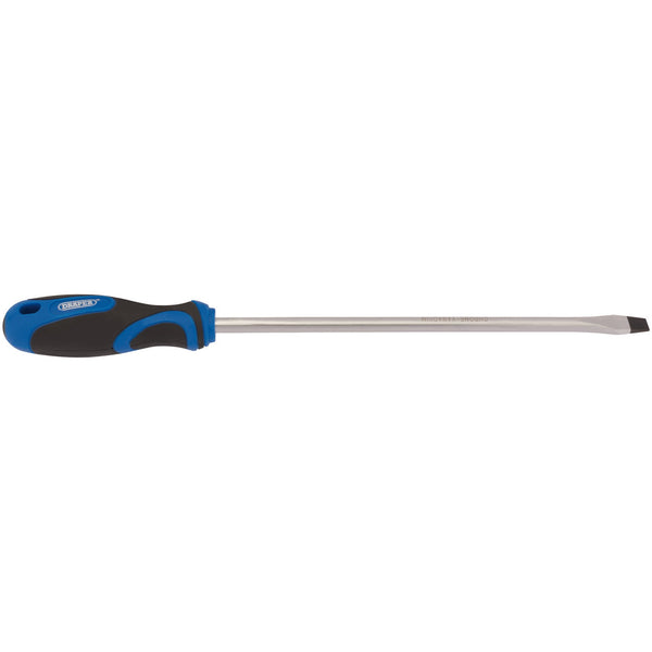 Draper 48927 Soft Grip Plain Slot Screwdriver, 9.5 x 250mm