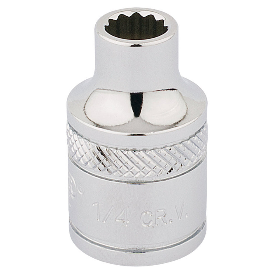 Draper 49015 HI-TORQ® 12 Point Socket, 3/8" Sq. Dr., 1/4"