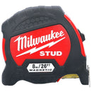 Milwaukee 4932471629 Magnetic Tape Measure STUD Gen 2 8m/26ft