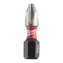 Milwaukee 4932472037 Pack of 25 Screwdriving Bits PH2 x 25 mm Long - UK