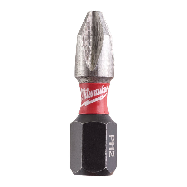 Milwaukee 4932472037 Pack of 25 Screwdriving Bits PH2 x 25 mm Long - UK