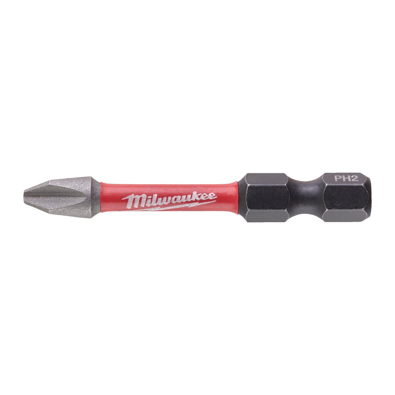 Milwaukee 4932472048 Pack of 10 Screwdriving Bits PH2 x 50 mm Long - UK