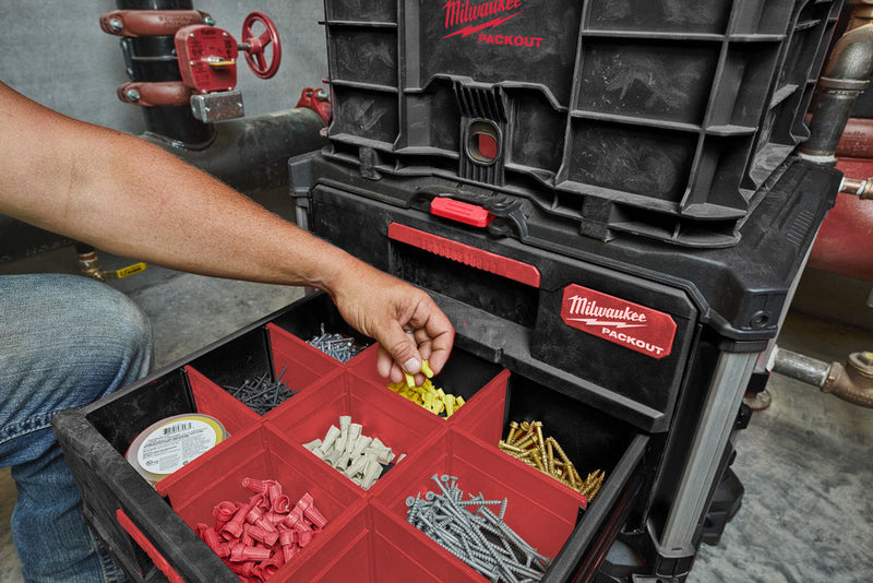 Milwaukee 4932472129 PACKOUT 2 DRAWER TOOL BOX