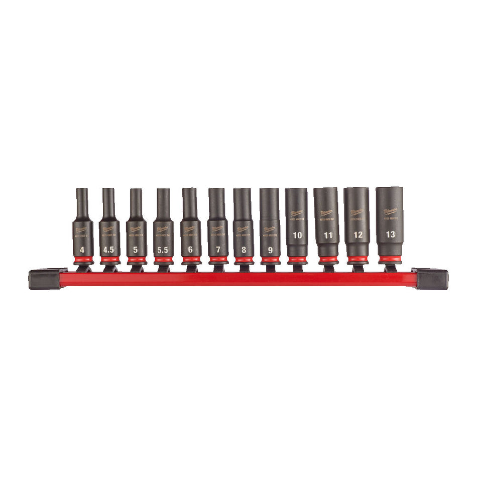 Milwaukee 4932480453 1/4" Impact Socket Set 12 Piece