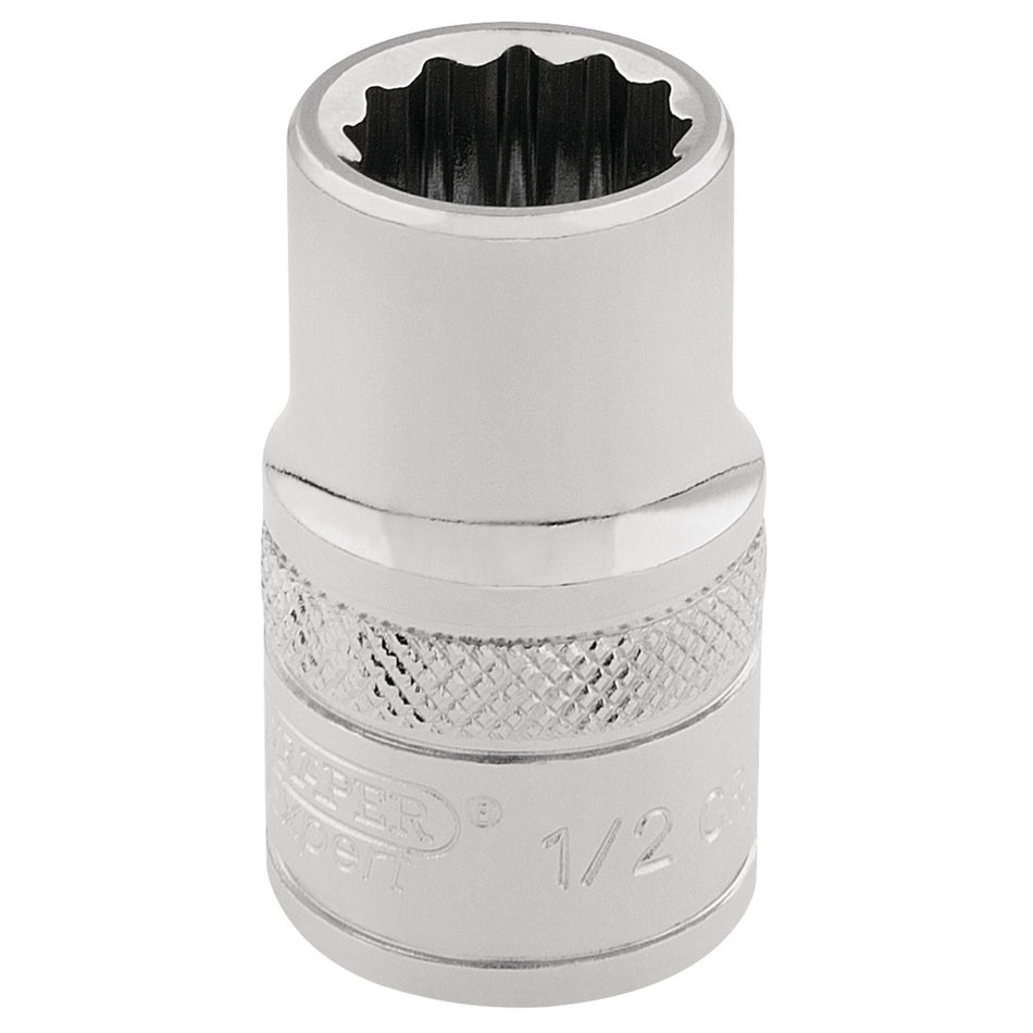 Draper 49387 HI-TORQ® 12 Point Socket, 3/8" Sq. Dr., 1/2"