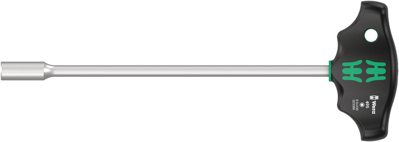 Wera 05023386001 495 T-handle socket wrench screwdrivers, 9 x 230 mm