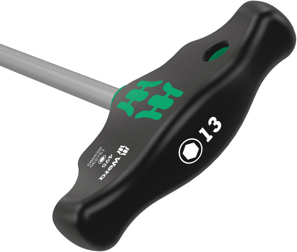Wera 05023387001 495 T-handle socket wrench screwdrivers, 10 x 230 mm
