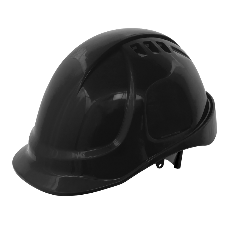 Sealey 502BLK Safety Helmet - Vented (Black)
