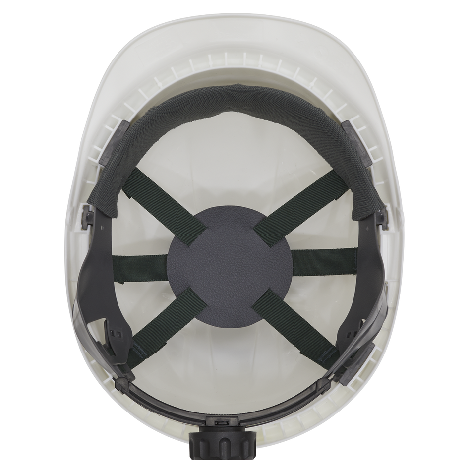 Sealey 502W Safety Helmet - Vented (White)