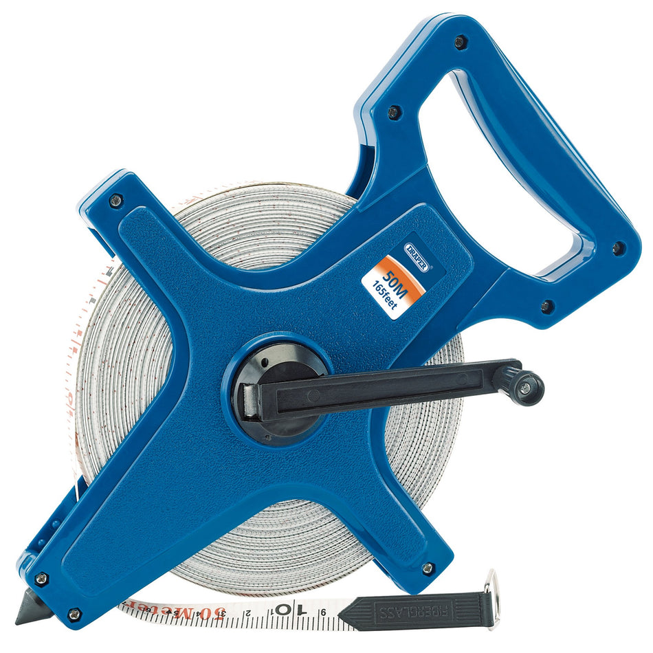 Draper 51089 Fibreglass Surveyor's Tape, 50m/165ft