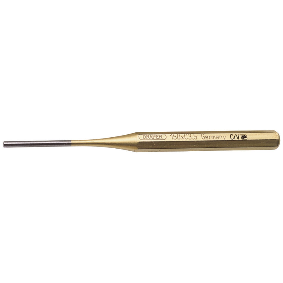 Draper 51679 Octagonal Parallel Pin Punch, 3.5 x 150mm