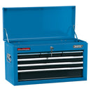 Draper 51690 Narrow Tool Chest, 6 Drawer, 24", Blue