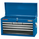 Draper 51690 Narrow Tool Chest, 6 Drawer, 24", Blue