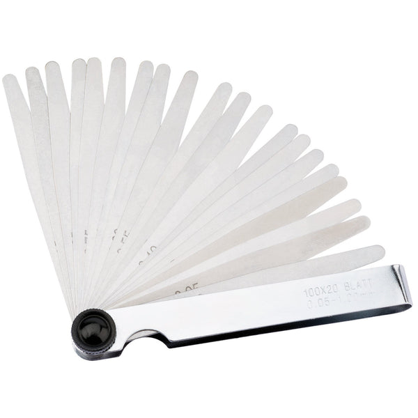 Draper 51701 20 Blade Metric Feeler Gauge Set