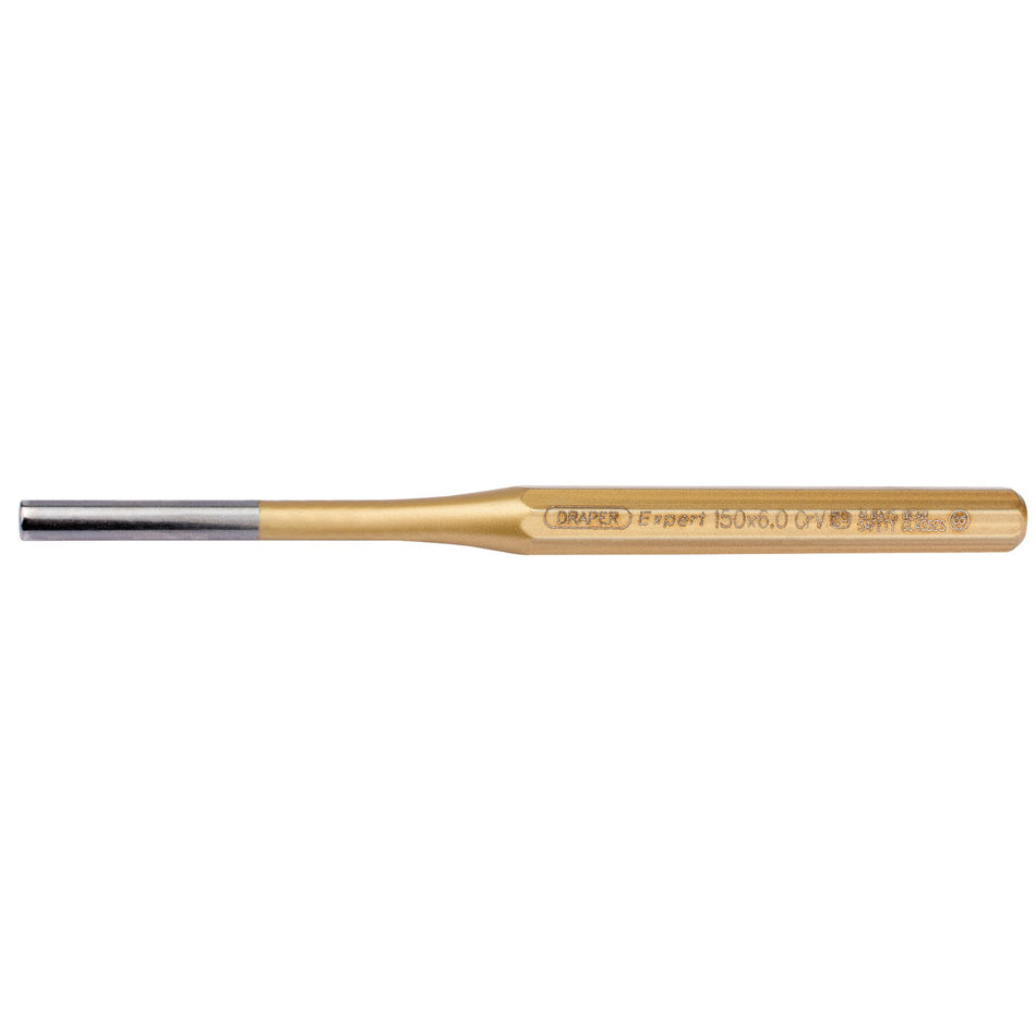 Draper 51702 Octagonal Parallel Pin Punch, 6 x 150mm