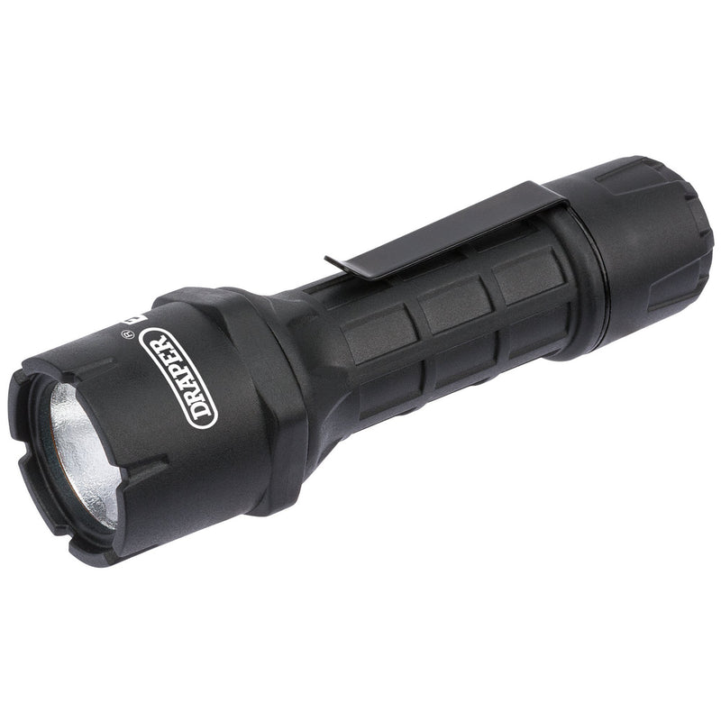 Draper 51751 CREE LED Waterproof Torch, 1W, 1 x AA Battery Required