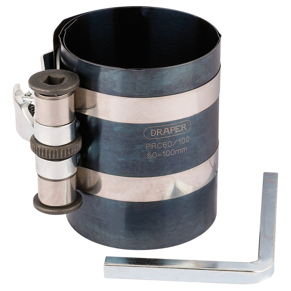 Draper 51845 Piston Ring Compressor, 60 - 100mm