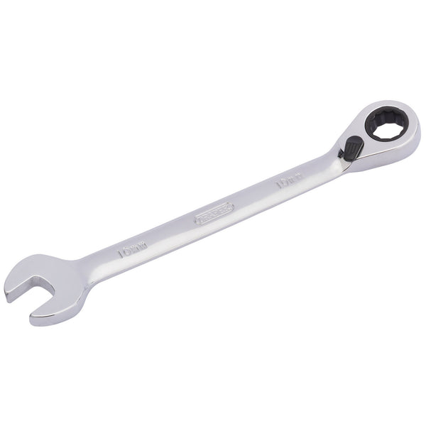 Draper 51973 Draper HI-TORQ&#174; Metric Reversible Ratcheting Combination Spanner, 10mm