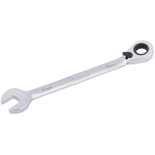 Draper 51977 Draper HI-TORQ&#174; Metric Reversible Ratcheting Combination Spanner, 11mm