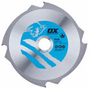 OX Tools OX-PCD-216/30 Fibre Cement Cutting Blade - 4 Teeth - 216/30mm