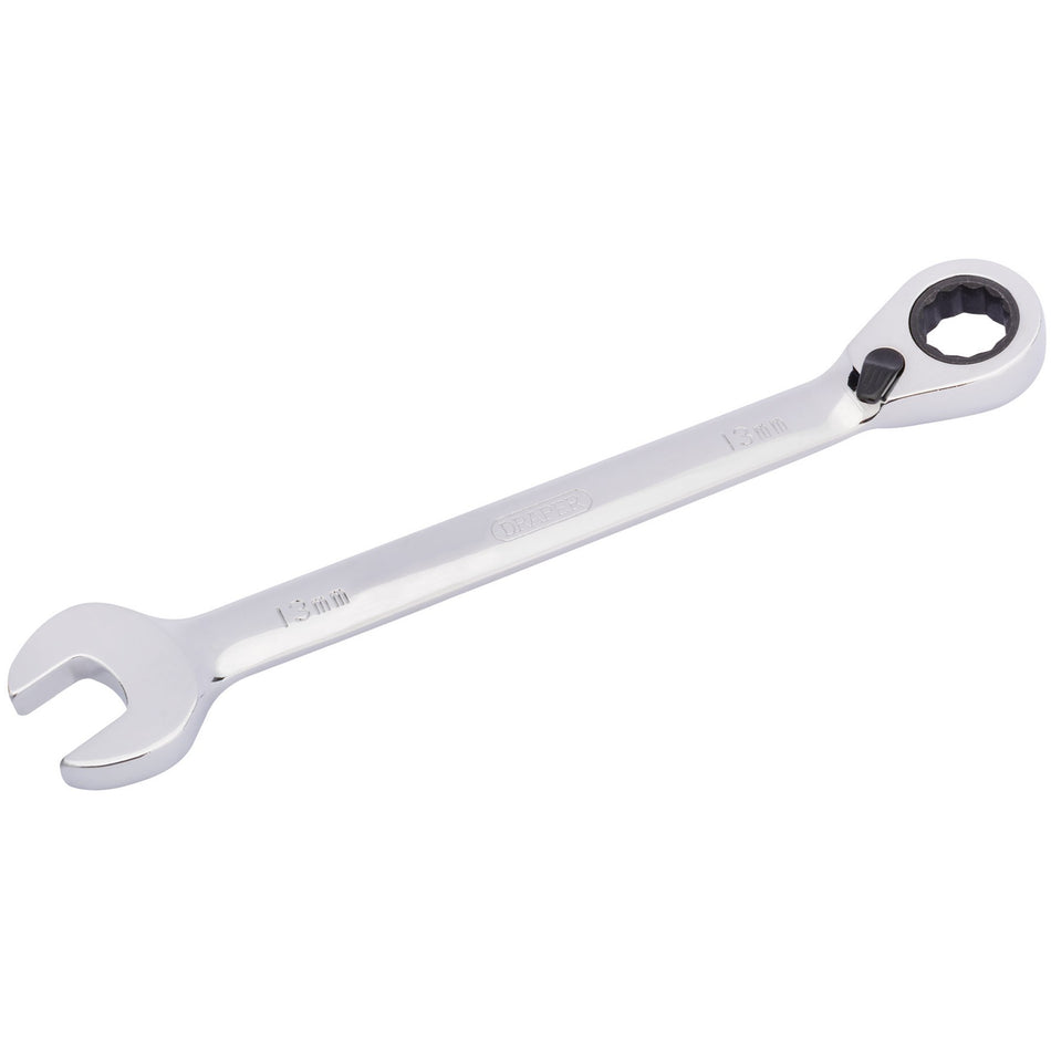 Draper 52001 Draper HI-TORQ® Metric Reversible Ratcheting Combination Spanner, 13mm