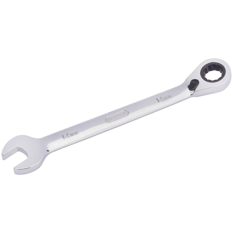 Draper 52002 Draper HI-TORQ® Metric Reversible Ratcheting Combination Spanner, 14mm