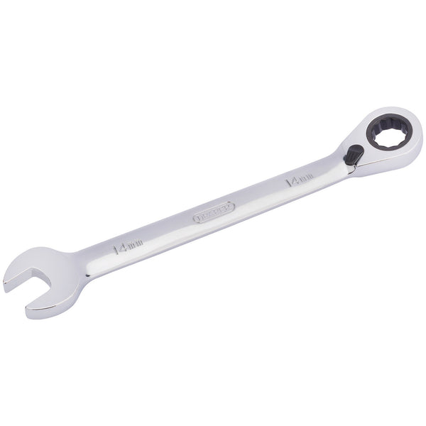 Draper 52002 Draper HI-TORQ&#174; Metric Reversible Ratcheting Combination Spanner, 14mm
