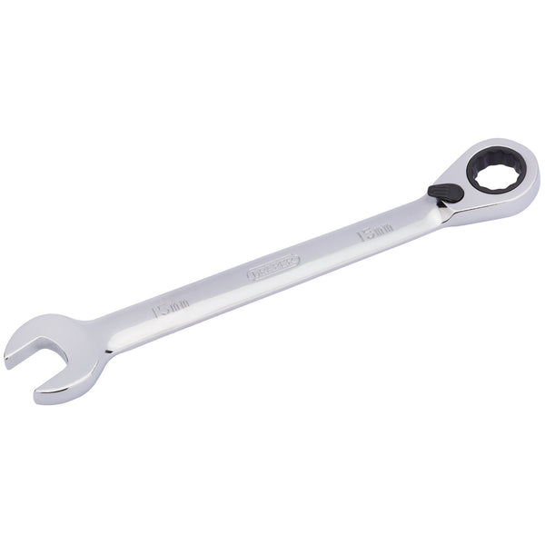 Draper 52003 Draper HI-TORQ&#174; Metric Reversible Ratcheting Combination Spanner, 15mm