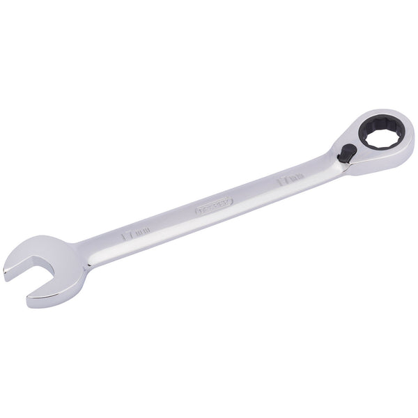 Draper 52005 Draper HI-TORQ&#174; Metric Reversible Ratcheting Combination Spanner, 17mm