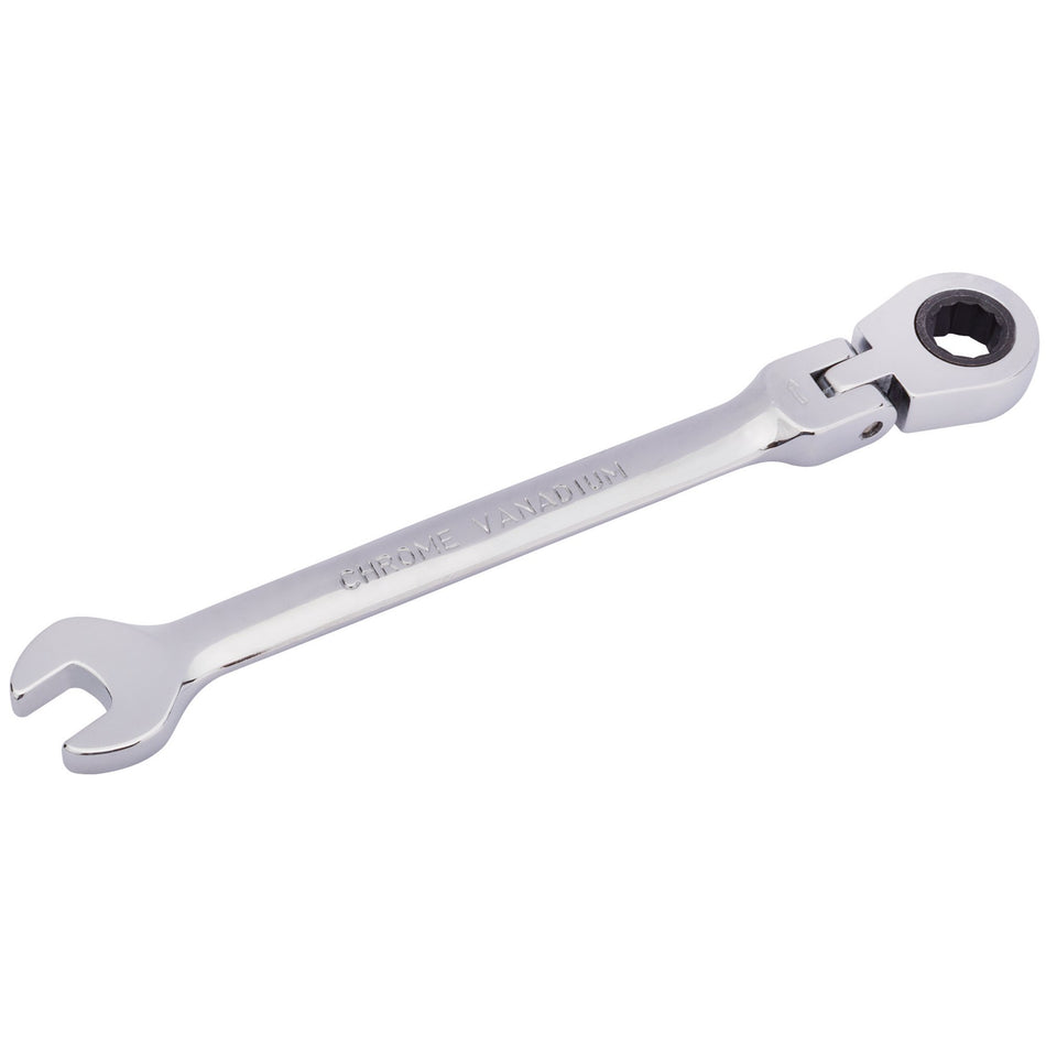 Draper 52009 Draper HI-TORQ® Metric Flexible Head Ratcheting Combination Spanner, 8mm