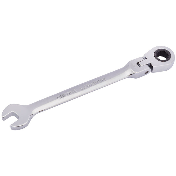 Draper 52009 Draper HI-TORQ&#174; Metric Flexible Head Ratcheting Combination Spanner, 8mm