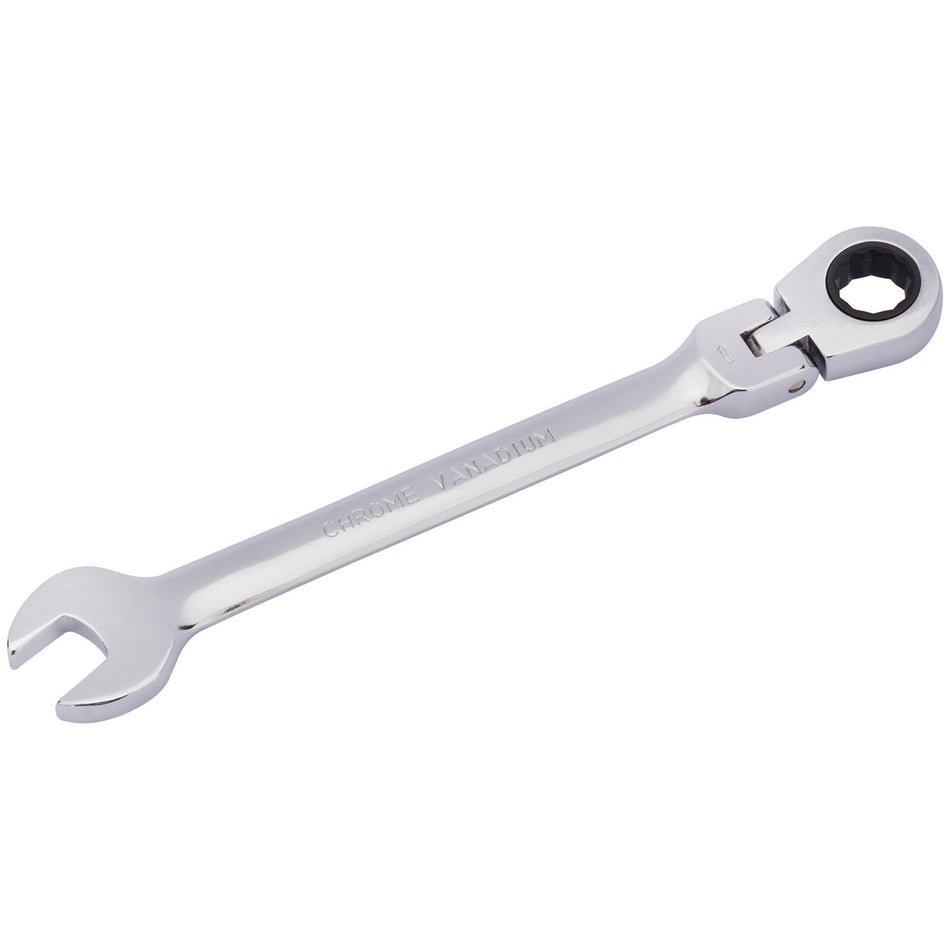 Draper 52011 Draper HI-TORQ® Metric Flexible Head Ratcheting Combination Spanner, 10mm