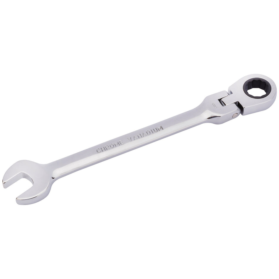 Draper 52014 Draper HI-TORQ® Metric Flexible Head Ratcheting Combination Spanner, 13mm